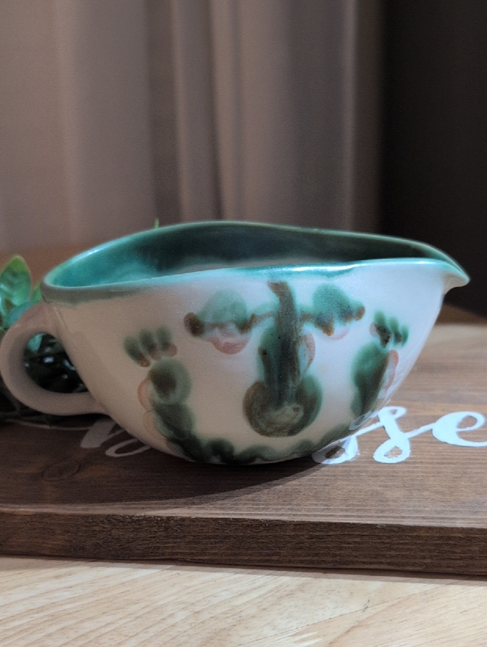 M.A. Hadley Pottery Vintage Stoneware Gravy Boat